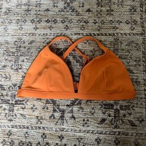 Orange bikini top